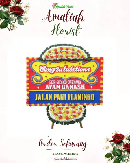 Sewa Papan Bunga Pedak